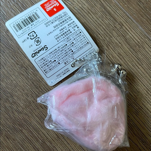 LITTLE TWIN STARS-NWT Mini Plush Pink Coin Purse-Lala - Picture 3 of 8